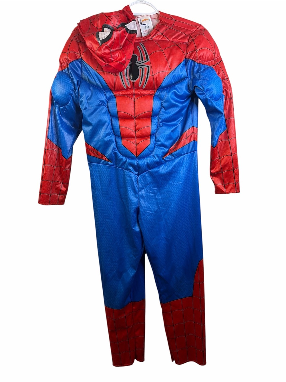 Jazwares Marvel SpiderMan Deluxe Muscle Padded Costume with Hood Size Large #69